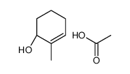 acetic acid,(1S)-2-methylcyclohex-2-en-1-ol Structure