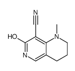 1-methyl-7-oxo-2,3,4,6-tetrahydro-1,6-naphthyridine-8-carbonitrile结构式