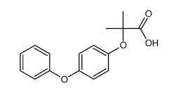 2-methyl-2-(4-phenoxyphenoxy)propanoic acid Structure