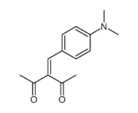 3-[[4-(dimethylamino)phenyl]methylidene]pentane-2,4-dione结构式
