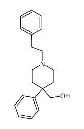 (1-phenethyl-4-phenyl-piperidin-4-yl)-methanol Structure