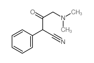 4-dimethylamino-3-oxo-2-phenyl-butanenitrile结构式