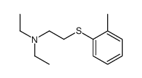 N,N-Diethyl-2-(o-tolylthio)ethanamine structure