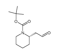 (S)-1-Boc-2-(2-Oxoethyl)Piperidine结构式