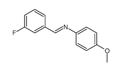 1-(3-fluorophenyl)-N-(4-methoxyphenyl)methanimine Structure