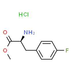 4-氟-L-苯丙氨酸甲酯盐酸盐结构式