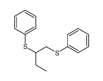 1-phenylsulfanylbutan-2-ylsulfanylbenzene Structure