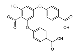 4-[3-(4-carboxyphenoxy)-5-hydroxy-4-nitrophenoxy]benzoic acid Structure
