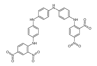 1-N,4-N-bis[4-(2,4-dinitroanilino)phenyl]benzene-1,4-diamine Structure
