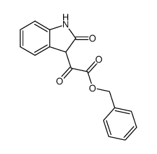 (2-oxo-indolin-3-yl)-glyoxylic acid benzyl ester Structure