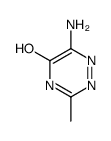 6-amino-3-methyl-2H-1,2,4-triazin-5-one结构式