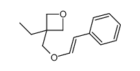 Oxetane, 3-ethyl-3-[[(2-phenylethenyl)oxy]methyl]- (9CI)结构式