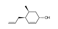 2-Cyclohexen-1-ol, 5-methyl-4-(2-propenyl)-, (1S,4S,5S)- (9CI) Structure
