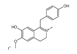didehydro-N-methylcoclaurinium iodide Structure