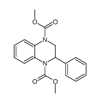 dimethyl 2-phenyl-2,3-dihydroquinoxaline-1,4-dicarboxylate结构式
