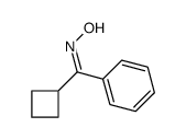 N-[cyclobutyl(phenyl)methylidene]hydroxylamine结构式