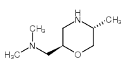 2-Morpholinemethanamine,N,N,5-trimethyl-,(2R,5R)-(9CI) Structure