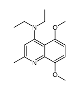 N,N-diethyl-5,8-dimethoxy-2-methylquinolin-4-amine Structure
