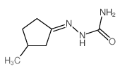 Hydrazinecarboxamide,2-(3-methylcyclopentylidene)- structure