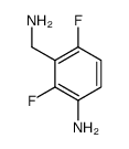 Benzenemethanamine, 3-amino-2,6-difluoro- (9CI) structure