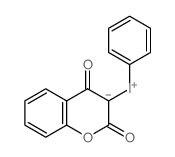 Iodonium, phenyl-, 2,4-dioxo-2H-1-benzopyran-3(4H)-ylide Structure