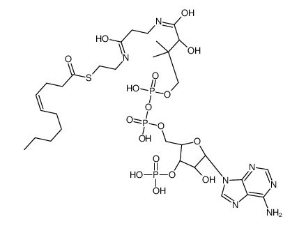 4-cis-Decenoyl-CoA结构式