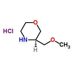 (3R)-3-(Methoxymethyl)morpholine structure
