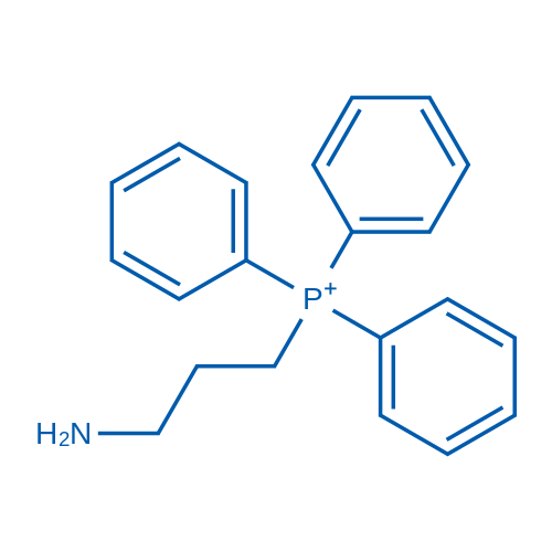 (3-Aminopropyl)triphenylphosphonium structure