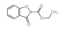 1,2-Benzisoxazole-2(3H)-carboxylic acid, 3-oxo-, ethyl ester结构式