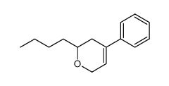 2-Butyl-4-phenyl-3,6-dihydro-2H-pyrane结构式