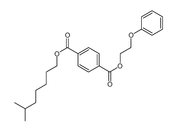 isooctyl 2-phenoxyethyl terephthalate structure