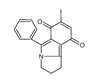 1H-Pyrrolo(2,1-a)isoindole-6,9-dione, 2,3-dihydro-7-methyl-5-phenyl-结构式