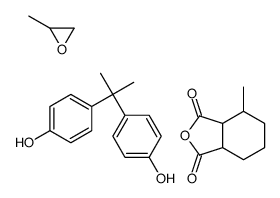 4-[2-(4-hydroxyphenyl)propan-2-yl]phenol,4-methyl-3a,4,5,6,7,7a-hexahydro-2-benzofuran-1,3-dione,2-methyloxirane结构式