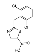 2-(2,6-Dichloro-benzyl)-thiazole-5-carboxylic acid结构式