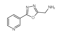 (5-(PYRIDIN-3-YL)-1,3,4-OXADIAZOL-2-YL)METHANAMINE结构式