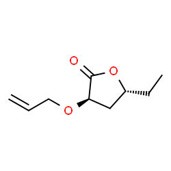 2(3H)-Furanone,5-ethyldihydro-3-(2-propenyloxy)-,(3R,5R)-rel-(9CI)结构式
