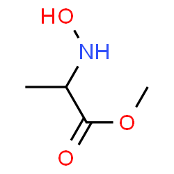 Alanine, N-hydroxy-, methyl ester (9CI) structure