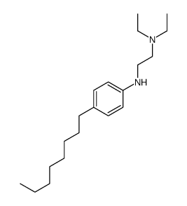 N',N'-diethyl-N-(4-octylphenyl)ethane-1,2-diamine结构式