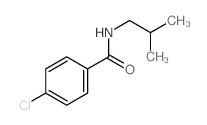 4-chloro-N-(2-methylpropyl)benzamide structure
