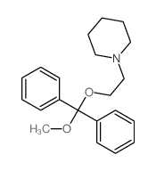 1-[2-(methoxy-diphenyl-methoxy)ethyl]piperidine picture