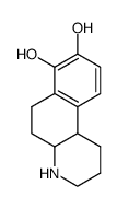 Benzo[f]quinoline-7,8-diol, 1,2,3,4,4a,5,6,10b-octahydro- (9CI) Structure