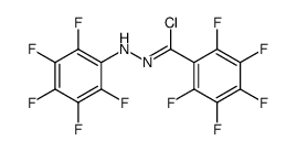 benzoyl chloride perfluorophenylhydrazone Structure