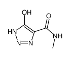 1H-1,2,3-Triazole-4-carboxamide,5-hydroxy-N-methyl-(9CI) Structure