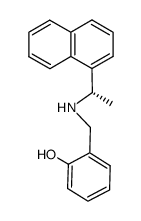 (S)-o-(1-α-naphthylethylaminomethyl)phenol结构式