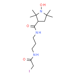 3-[3-(2-Iodoacetamido)propylcarbamoyl]-PROXYL structure