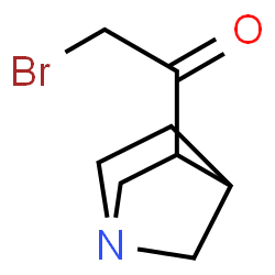 Ethanone, 1-(1-azabicyclo[2.2.1]hept-3-yl)-2-bromo-, endo- (9CI)结构式