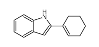 2-(cyclohexen-1-yl)-1H-indole结构式