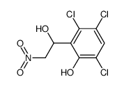 2-(1-hydroxy-2-nitroethyl)3,4,6-trichlorophenol结构式