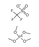 tetramethoxyphosphonium trifluoromethanesulfonate Structure