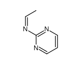 2-Pyrimidinamine, N-ethylidene-, (E)- (9CI) structure